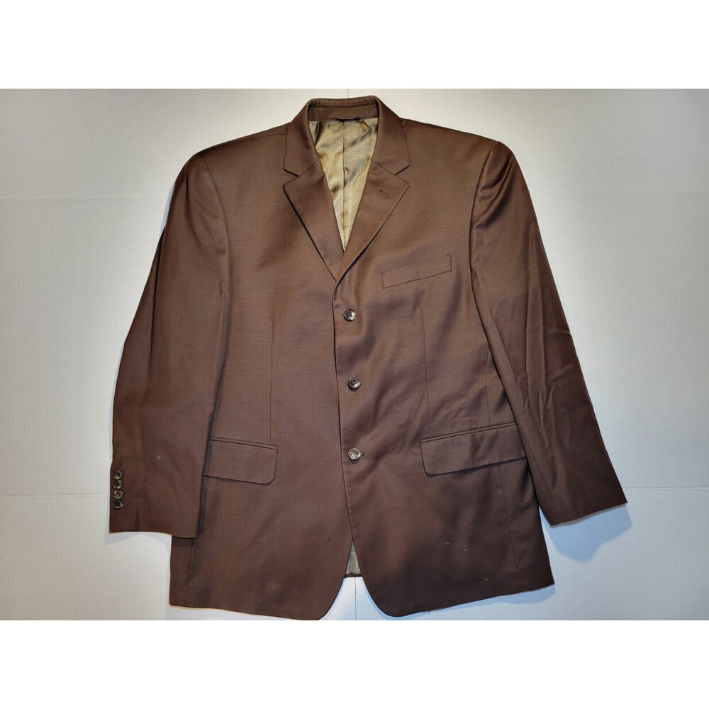 Giorgio Gosani Wool Cashmere Chocolate Brown Men's 42S Blazer Jacket Sport‎ Coat